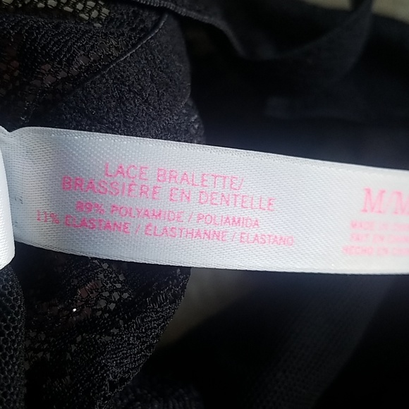 PINK black lace bralette - Picture 8 of 8